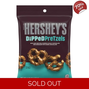 Hershey's Milk Chocolate Dipped Pretzels - 120g Bag